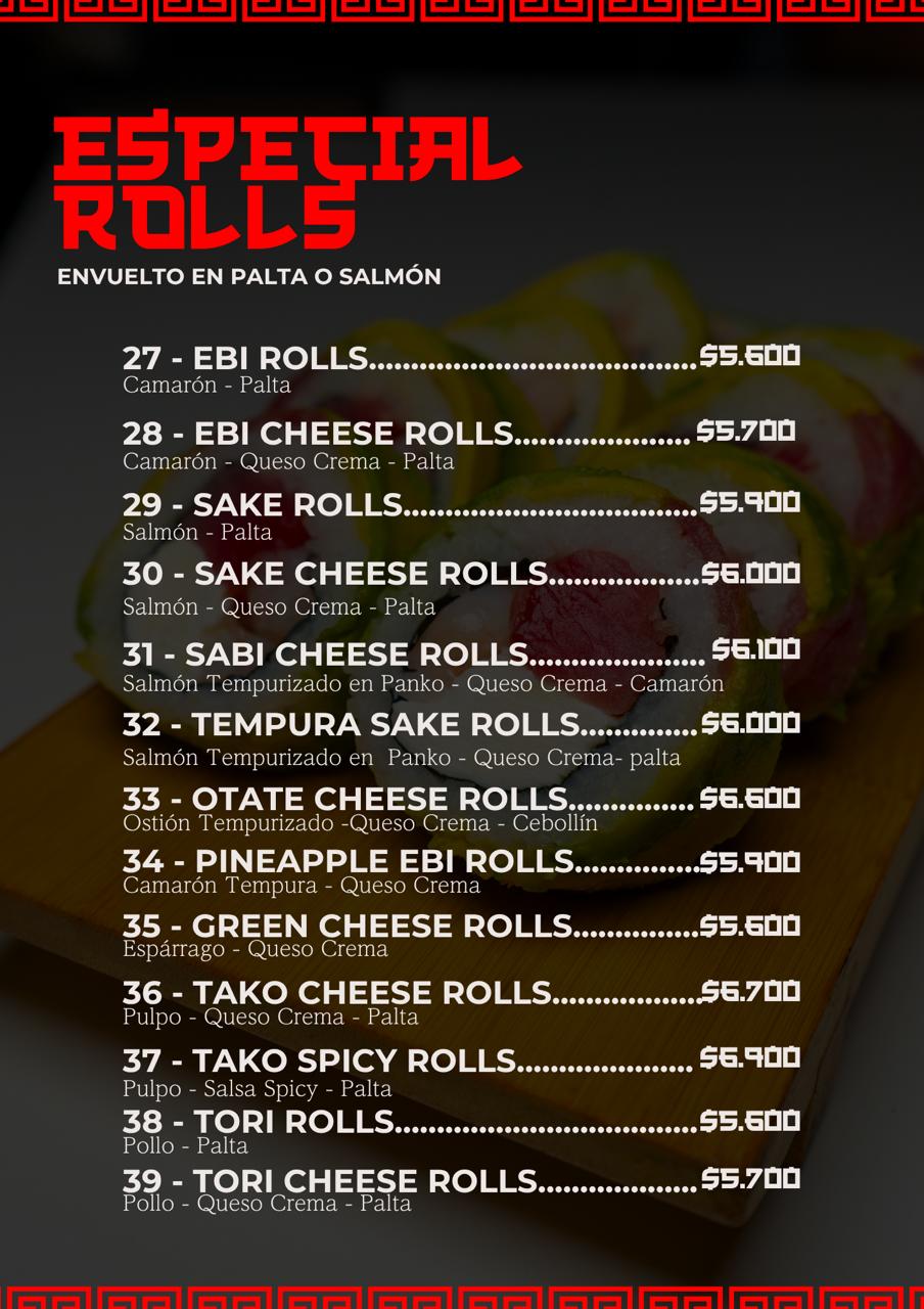 Especial rolls, primera parte
